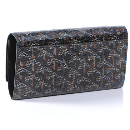 Goyard Goyardine Varenne Long Wallet Black 3 of 7