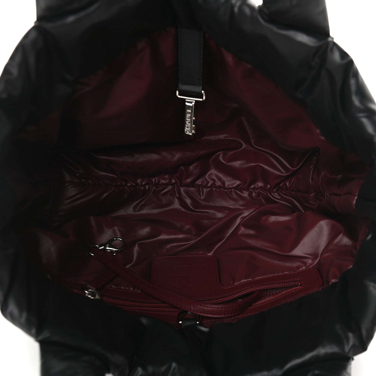 Chanel Nylon Quilted Small Coco Cocoon Tote Black 4 of 7