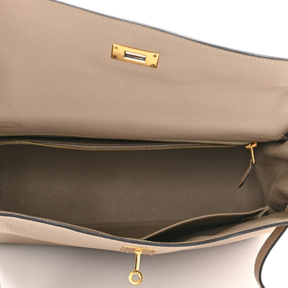 Hermes Togo Kelly Retourne 32 Gris Tourterelle 5 of 10