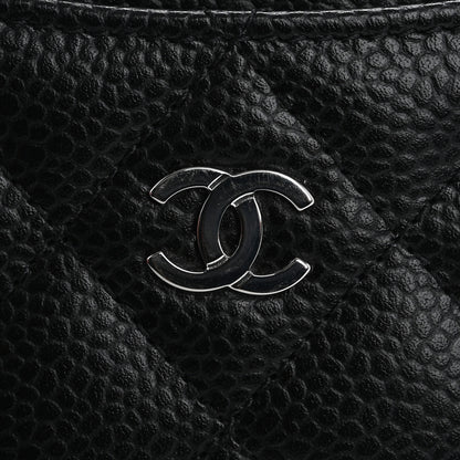 Chanel Caviar Quilted Card Holder Black 17 of 20