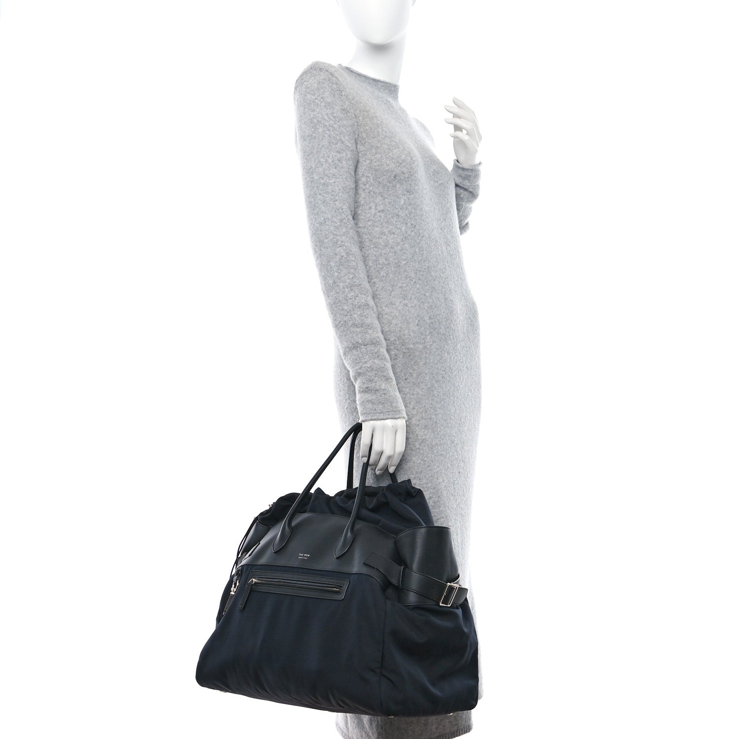 The Row Nylon Margaux 17 Inside-Out Black 1469892 – FASHIONPHILE