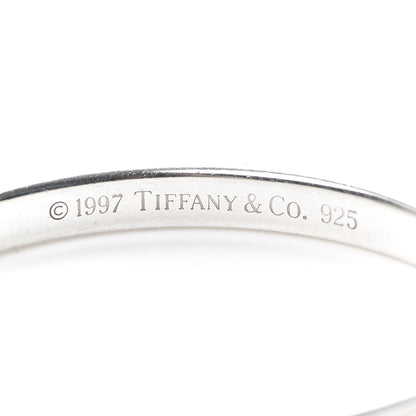 Tiffany Sterling Silver Narrow 1837 Bangle Bracelet 4 of 4