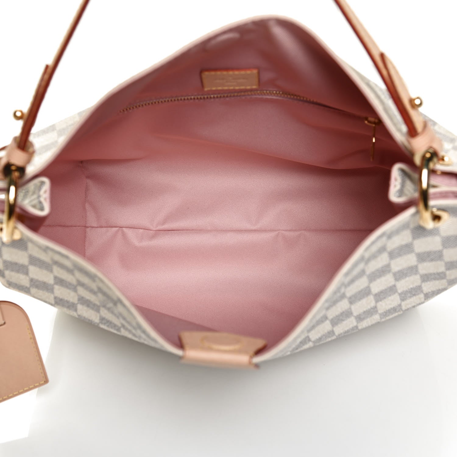 Louis Vuitton Damier Azur Graceful PM Rose Ballerine 5 of 13
