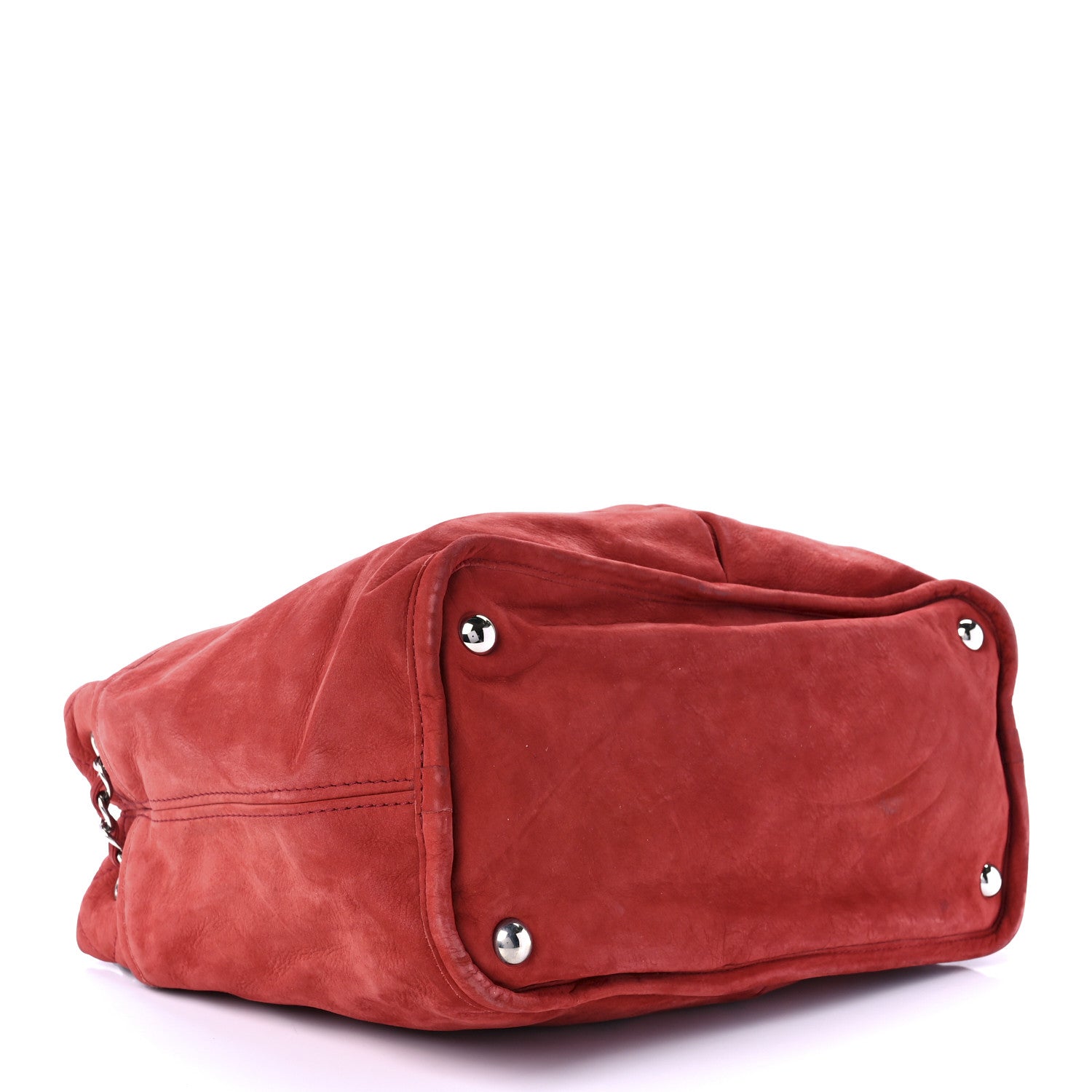 Chanel Ultra Soft Suede Calfskin Natural Beauty Tote Red 3 of 8