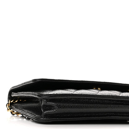 Chanel Caviar Quilted Wallet on Chain WOC Black 10 of 11