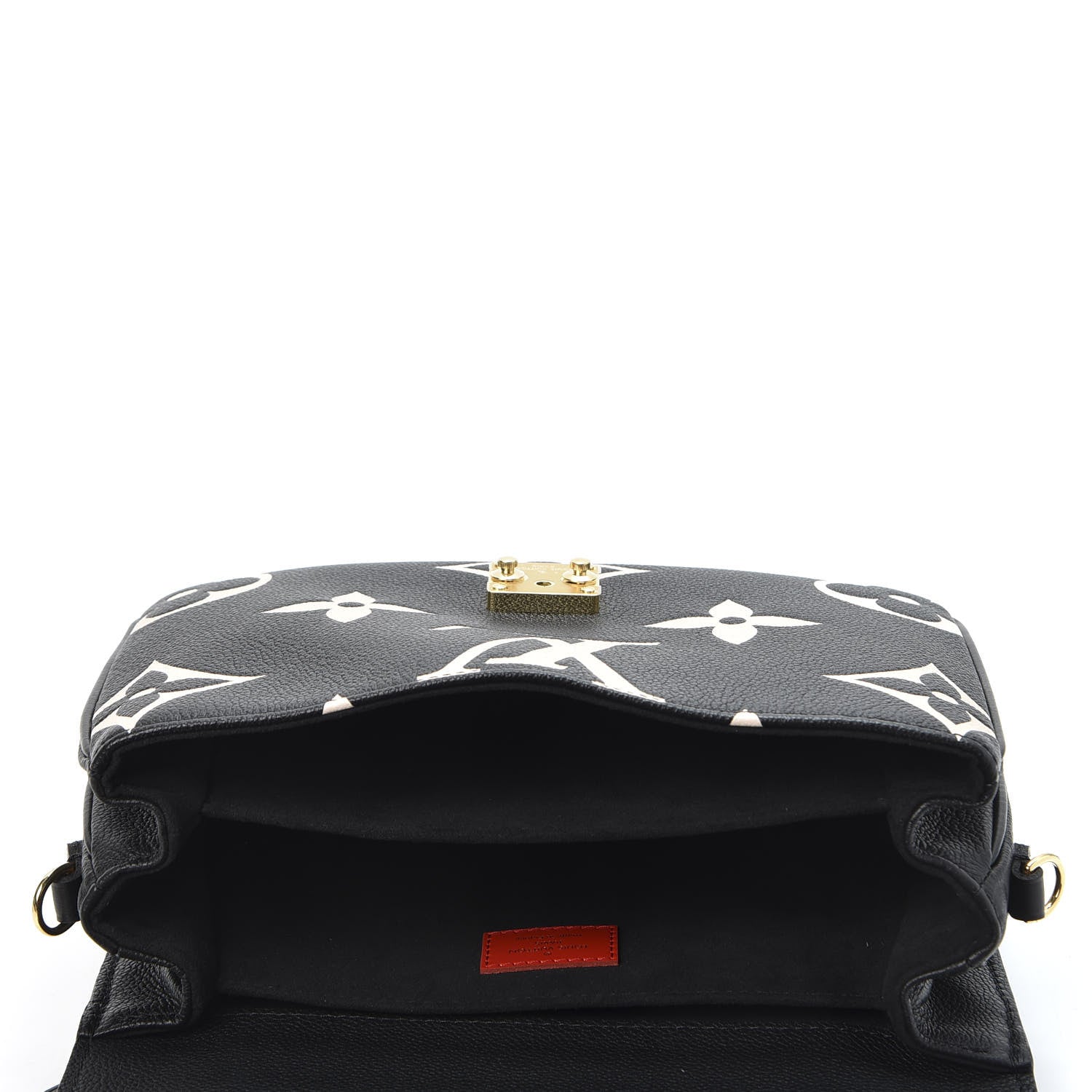 Louis Vuitton Empreinte Monogram Giant Crafty Pochette Metis Black Creme 4 of 8