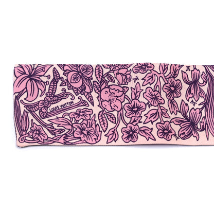 Louis Vuitton Silk Jeu De Louis BB Bandeau Pink 5 of 6