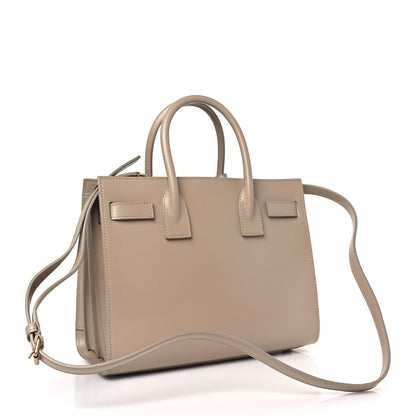 Saint Laurent Calfskin Baby Sac De Jour Dark Beige 4 of 9