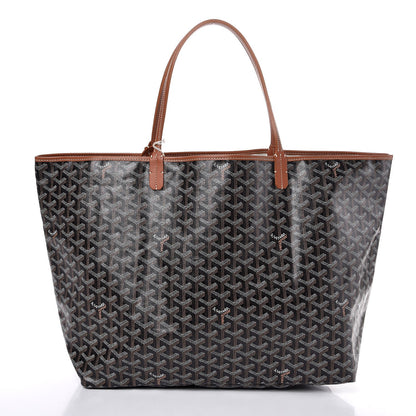 Goyard Goyardine Saint Louis GM Black Gold 3 of 8