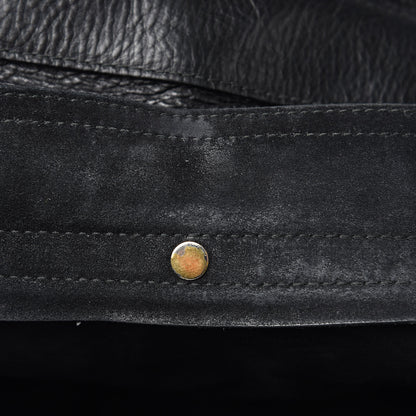 Saint Laurent Calfskin Canvas Medium Muse Two Black 15 of 22