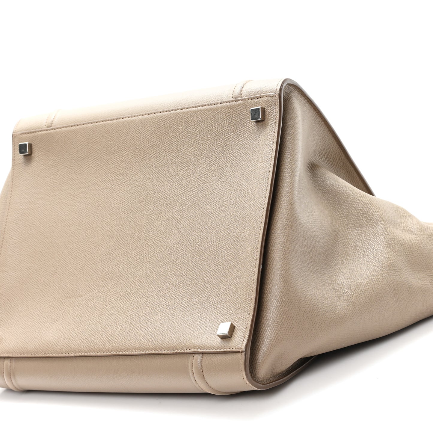 Baby Grained Calfskin Medium Phantom Luggage Taupe