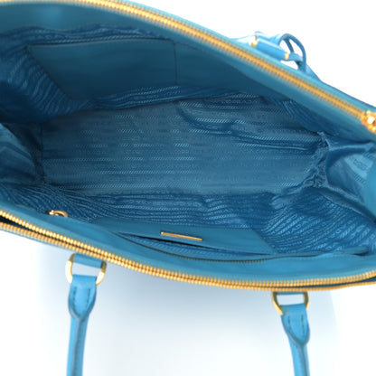 Prada Saffiano Medium Galleria Double Zip Tote Turchese 5 of 15