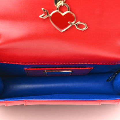 Bulgari Calfskin Small Electro Love Serpenti Forever Snake Strap Crossbody Bag Red 5 of 9