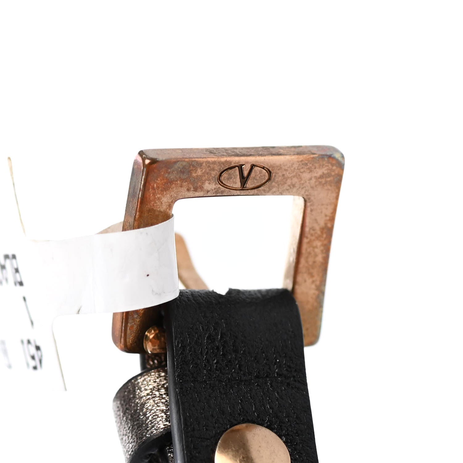 Valentino Garavani Metallic Vitello Rockstud Bracelet Sasso 4 of 4