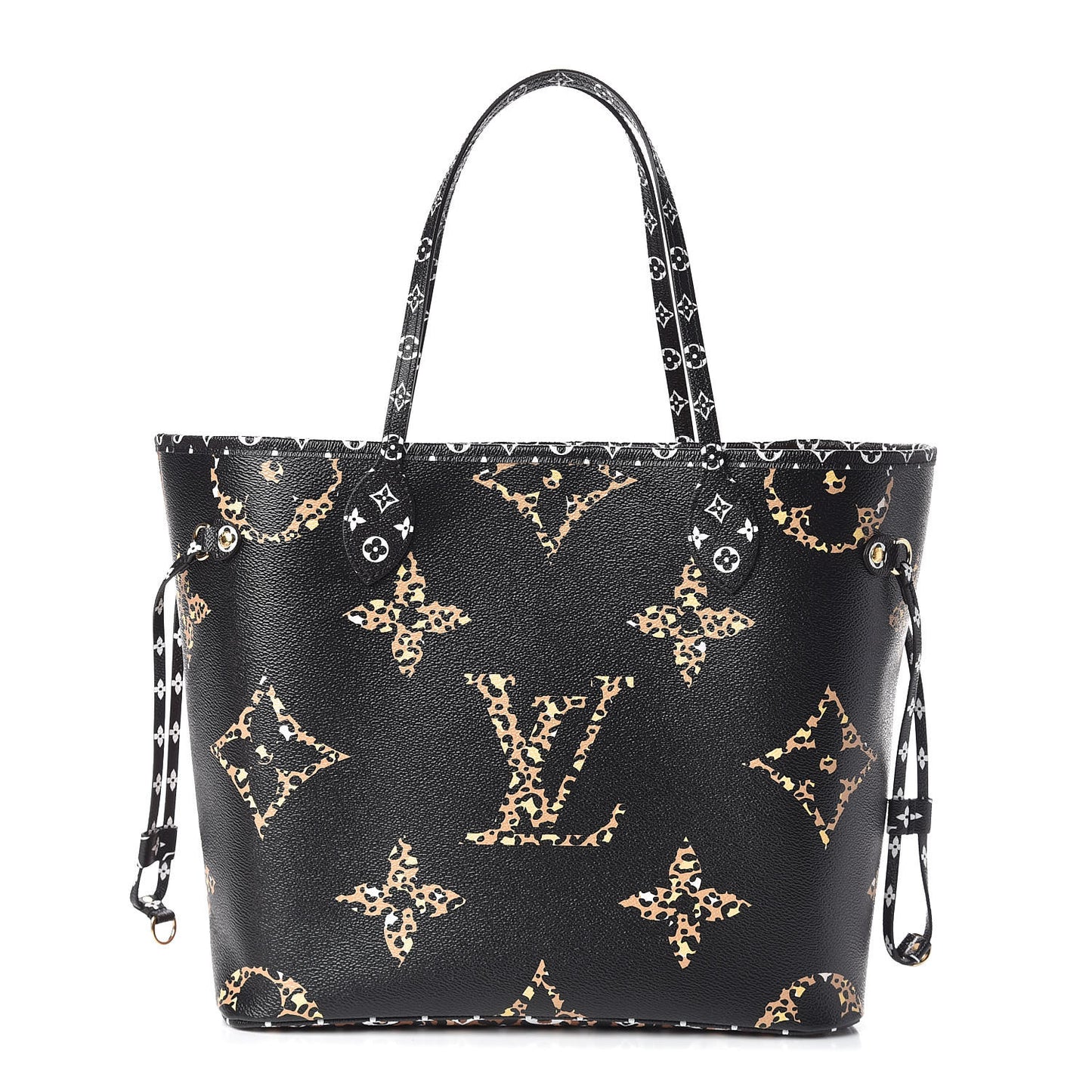 Monogram Giant Jungle Neverfull MM Black