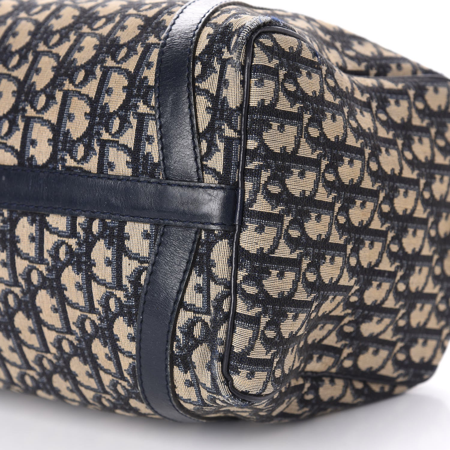 Christian Dior Monogram Boston Navy Blue 17 of 19