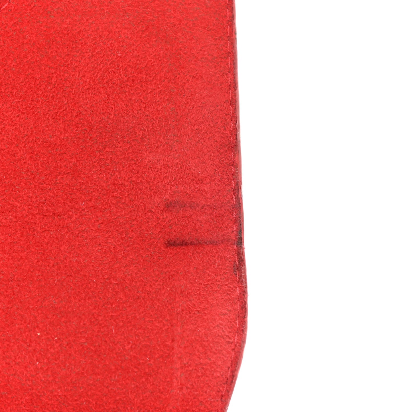 LOUIS VUITTON Epi Malletage Twist Shoulder Bag PM Rouge