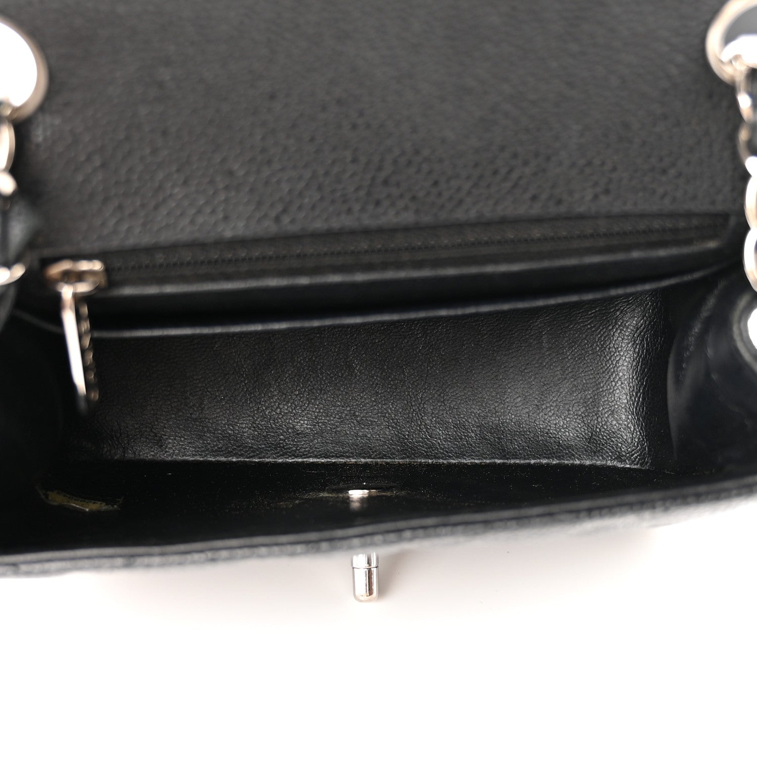 Chanel Caviar Quilted Mini Square Flap Black 5 of 13