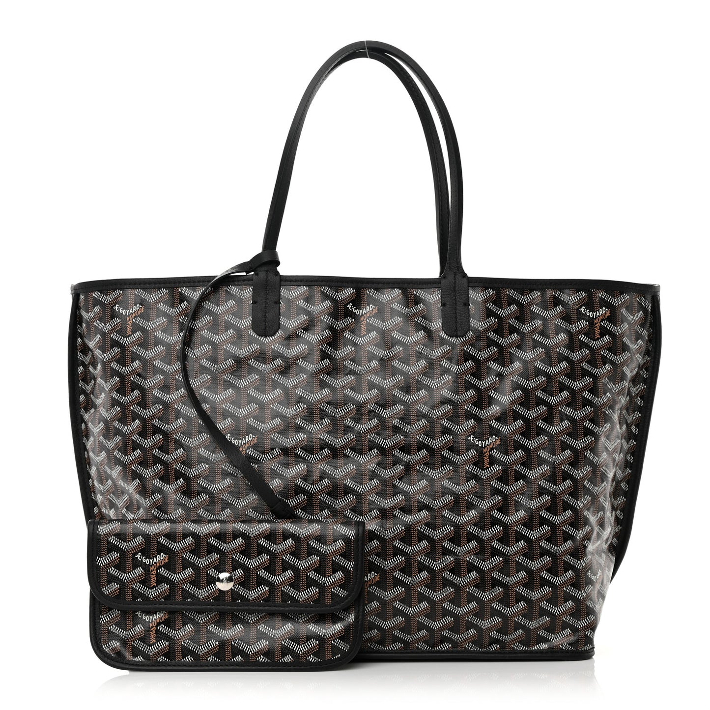 Goyardine Reversible Anjou PM Black