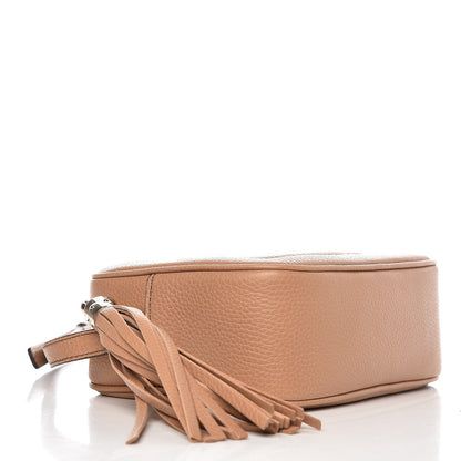 Gucci Pebbled Calfskin Small Soho Disco Bag Camelia 4 of 8