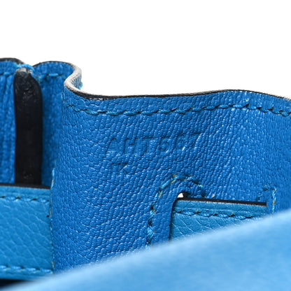 Hermes Evercolor Kelly Retourne 32 Bleu Zanzibar 7 of 10