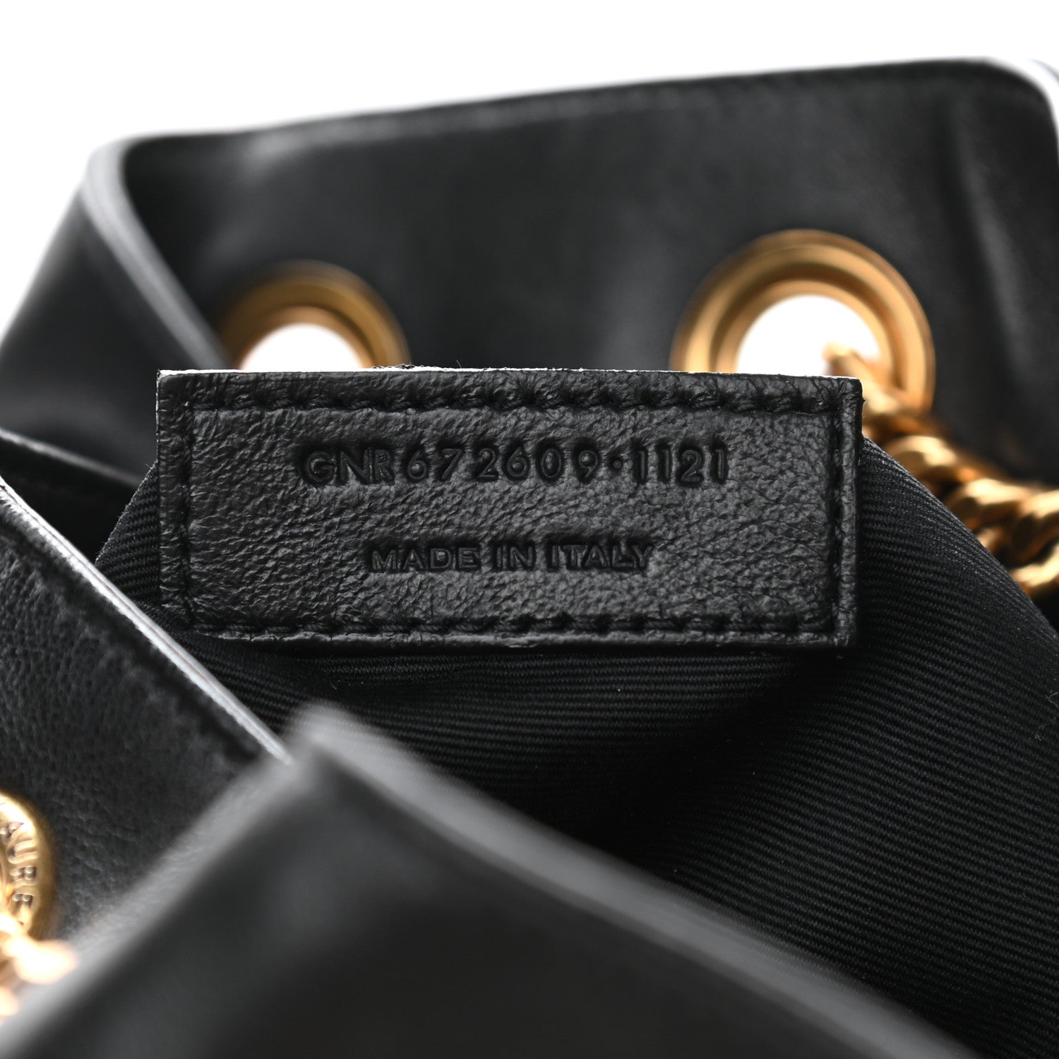 Saint Laurent Lambskin Matelasse Monogram Joe Backpack Black 7 of 10