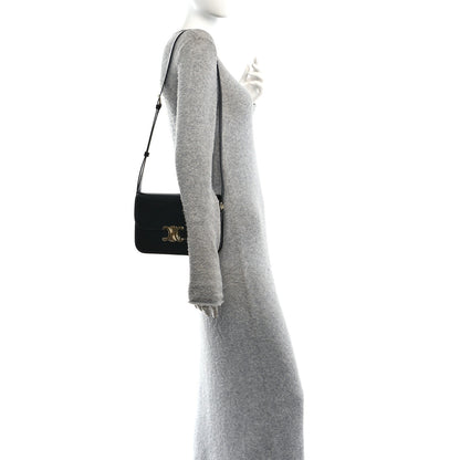 Celine Shiny Calfskin Medium Triomphe Black 2 of 10