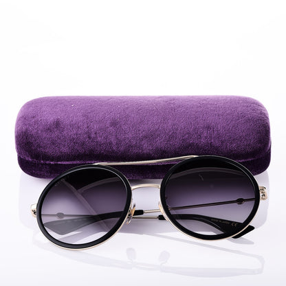 Gucci Round Frame Sunglasses GG0061S Black 8 of 8