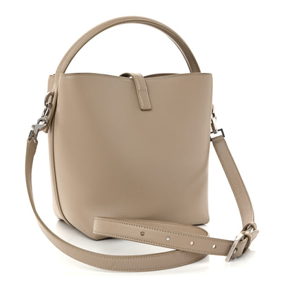 Saint Laurent Shiny Calfskin Le 37 Small Bucket Bag Sea Salt 3 of 13