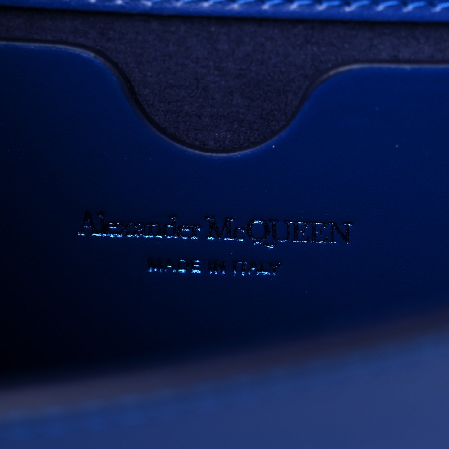 Calfskin Mini Jeweled Knuckle Satchel Royal Blue