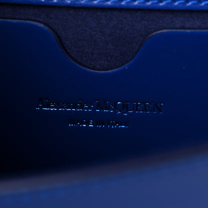 Alexander McQueen Calfskin Mini Jeweled Knuckle Satchel Royal Blue 7 of 10