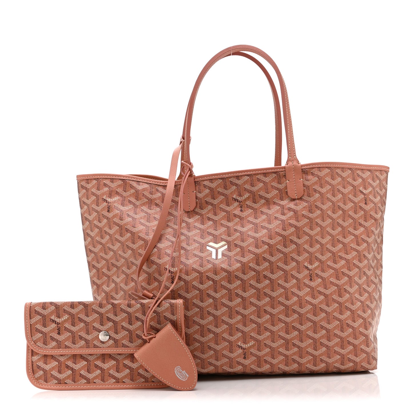 Iridescent Goyardine Saint Louis PM Pearly Coral