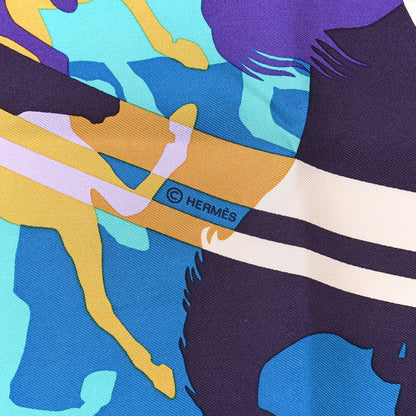 Hermes Silk Ex Libris En Camouflage Scarf 90 4 of 4