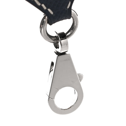 Hermes Toile Epsom Shoulder Strap Indigo Black Rouge H 4 of 7