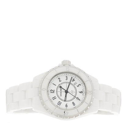 Chanel Stainless Steel Ceramic 33mm J12 Quartz Watch White 2 of 4