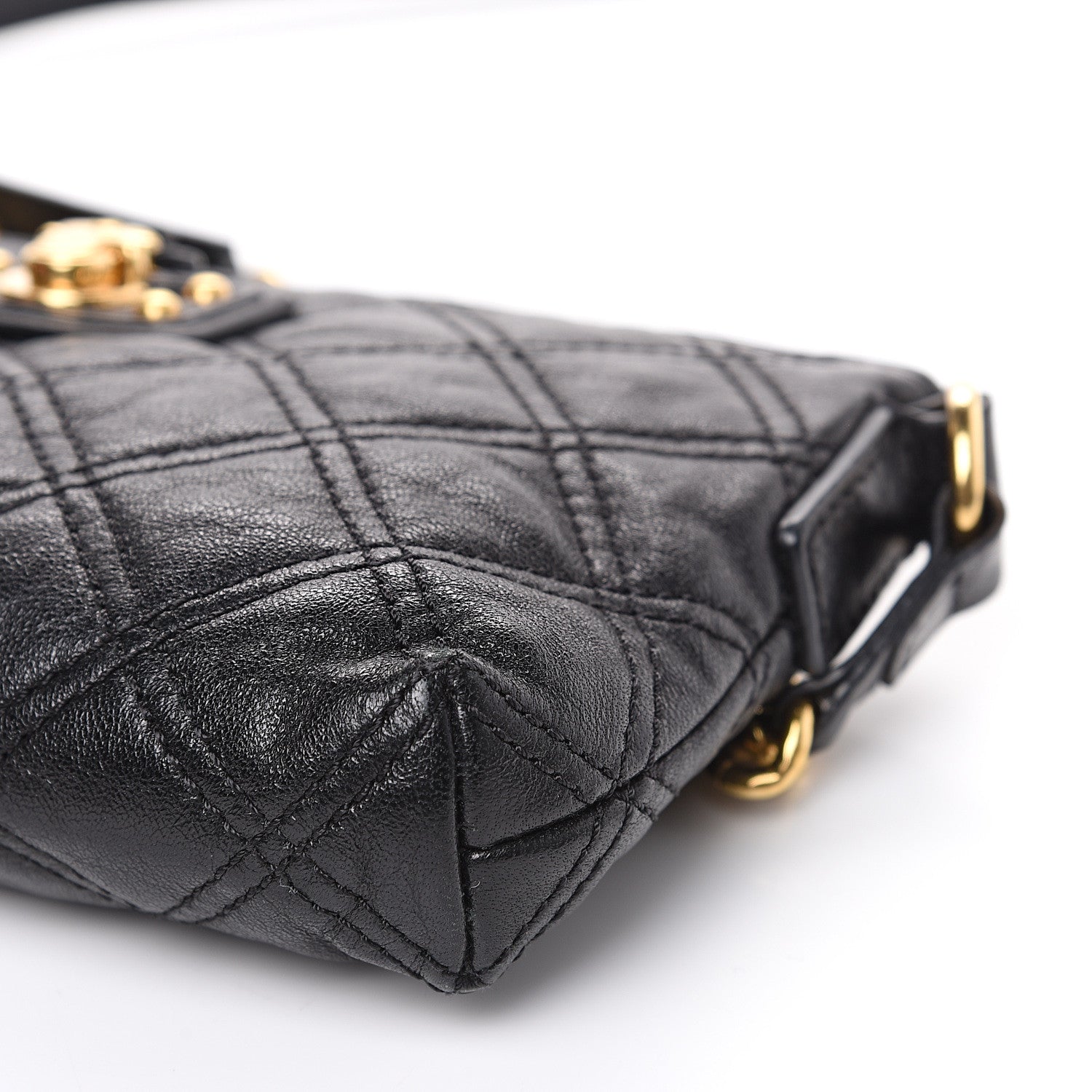 Marc Jacobs Lambskin Quilted Crossbody Black 7 of 7