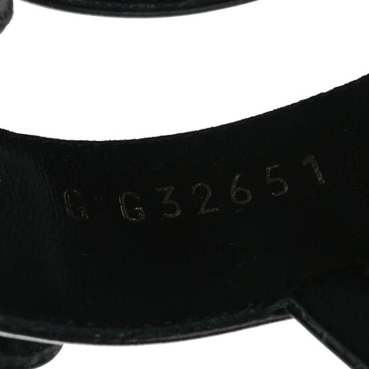 Chanel Calfskin CC Turnlock Sandals 38 Black 7 of 10