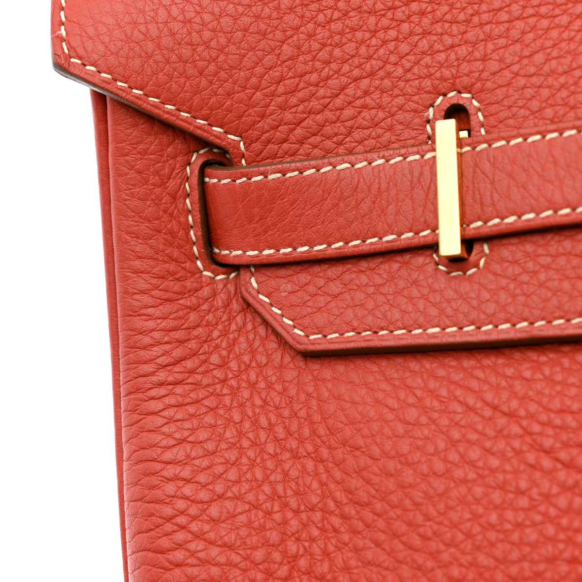 Hermes Taurillon Clemence Birkin 35 Sanguine 16 of 16