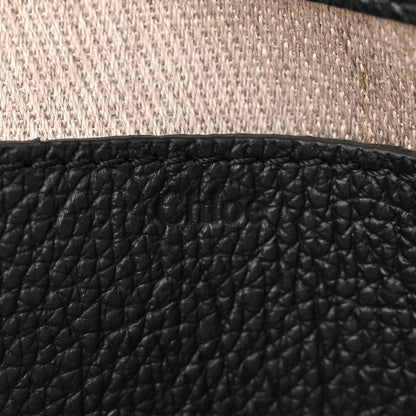 Chloe Calfskin Medium Marcie Round Crossbody Bag Black 6 of 11