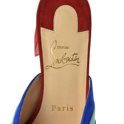 Christian Louboutin Veau Velours Rainbow Degradouce 55 Slide Sandals 36.5 Multicolor 7 of 8