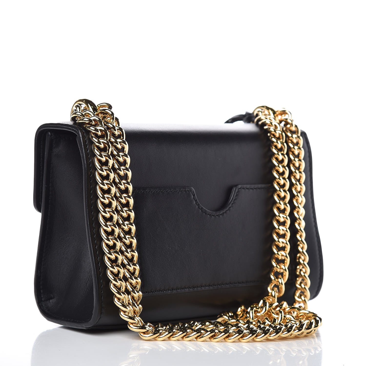 Gucci Calfskin Small Padlock Shoulder Bag Black 3 of 13