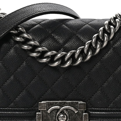 Chanel Caviar Quilted Small Boy Flap Black 8 of 11