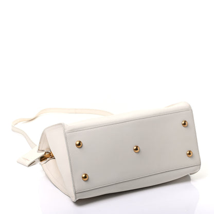 Saint Laurent Calfskin Small Classic Y Cabas White 7 of 16