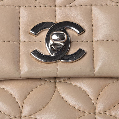 Chanel Lambskin Mini Lady Graphic Flap Ivory 13 of 19