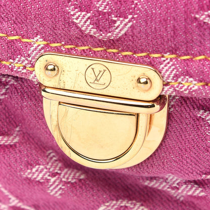 Louis Vuitton Denim Baggy GM Fuchsia 17 of 17