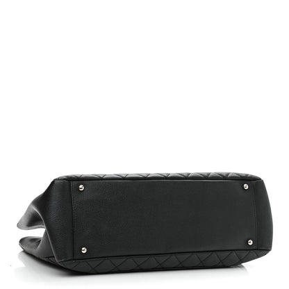 Chanel Caviar Quilted XL Grand Shopping Tote GST Black 4 of 12