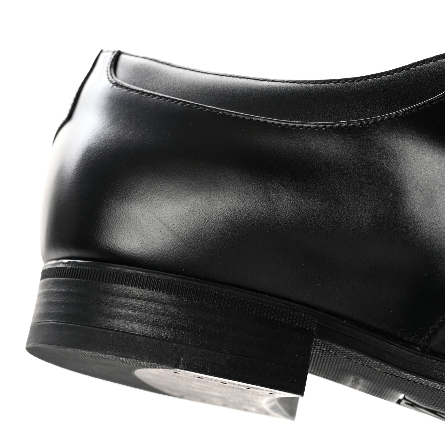 Louis Vuitton Lambskin Mens Derby Lace Up Shoes 9 Black 9 of 12