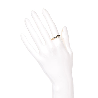 Tiffany 18K Yellow Gold T Wire Ring 54.5 7 2 of 4