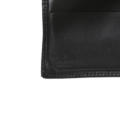 Gucci Guccissima Bi-Fold Wallet Black 6 of 7