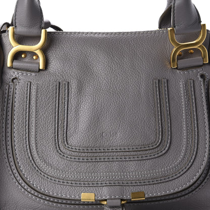 Chloe Calfskin Small Marcie Satchel Cashmere Grey 10 of 10